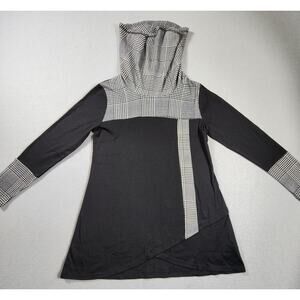 Long Sleeve Cowl Neck Tunic Top Casual Pullover Sweatshirt Womens Size Medium